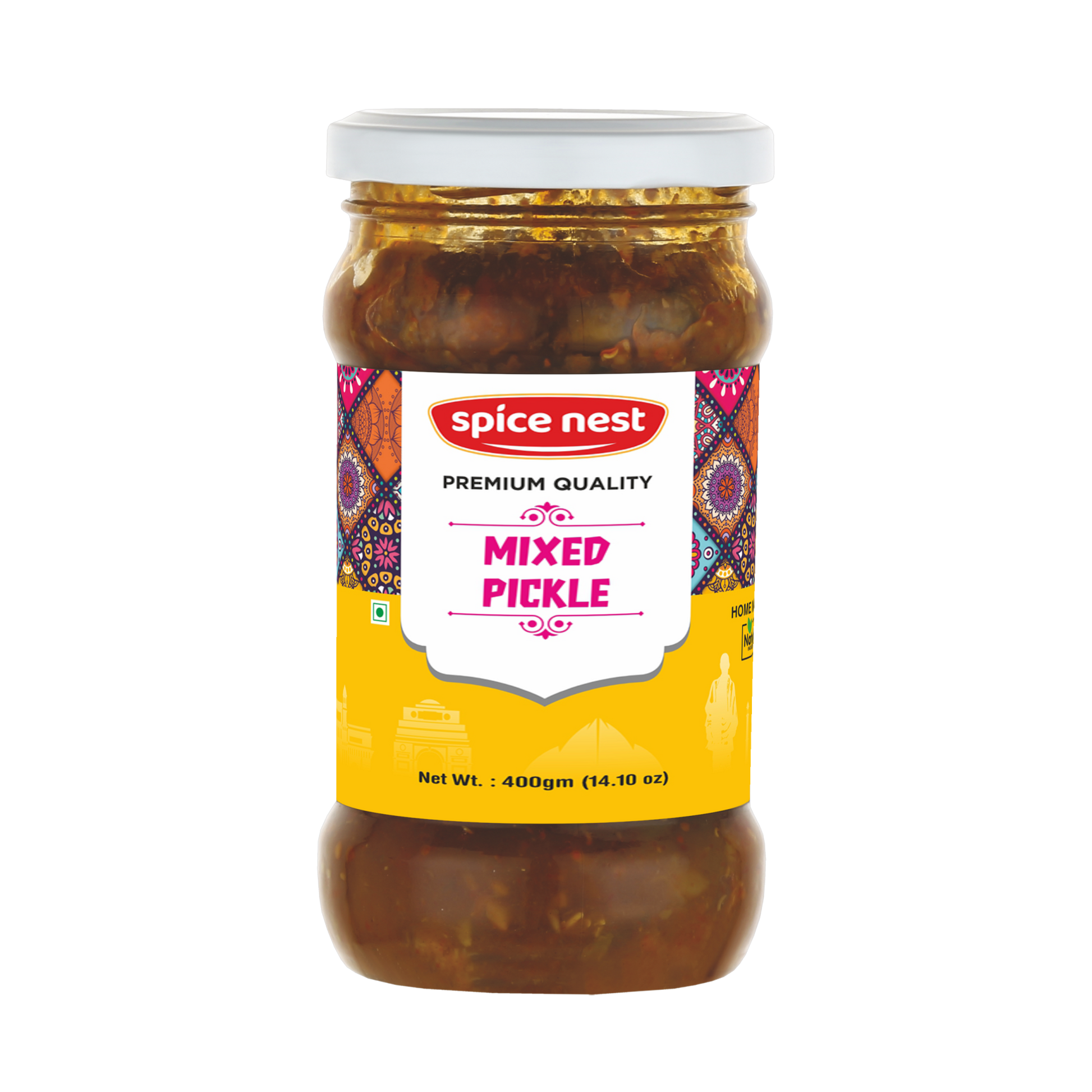 Mixed Pickle bulk packaging for export