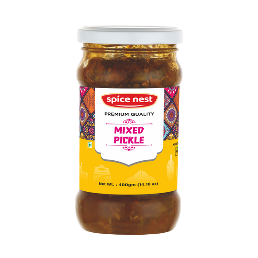 Mixed Pickle bulk packaging for export