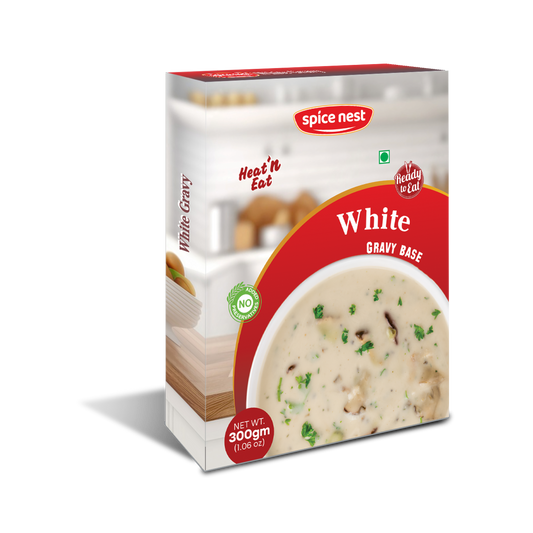 Premium White Gravy Base ready to eat instant gravy mix pouch, 1kg package