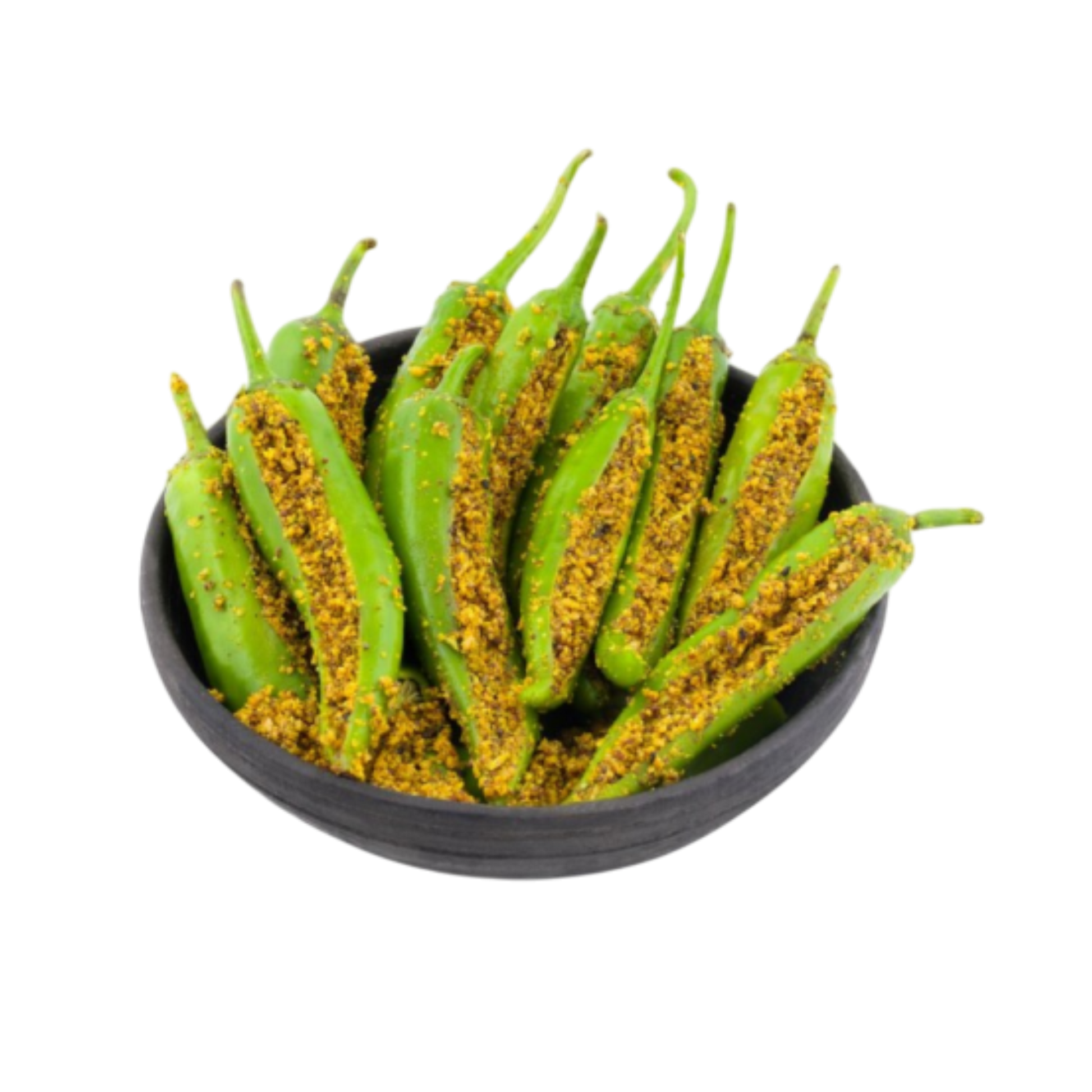 Bulk pack green chilli pickle for export